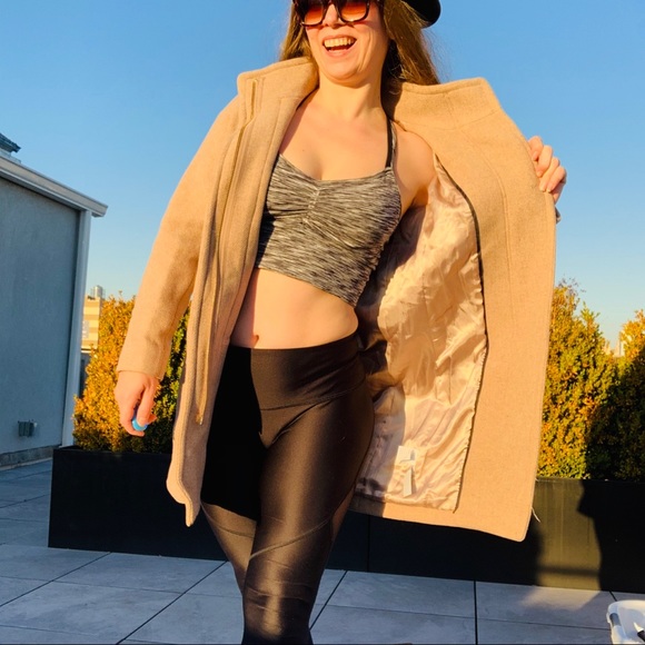 J.Crew Classy Cut Jacket Zip Wool Camel Tan Coat - Picture 12 of 14